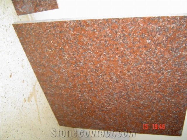 Granites and Natural Sones, Coral Red Granite Slabs