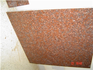 Granites and Natural Sones, Coral Red Granite Slabs