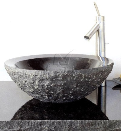 Black Granite Sink, Black Granite Kitchen Countertops