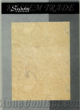 Sunny Yellow Marble Tile, Egypt Beige Marble