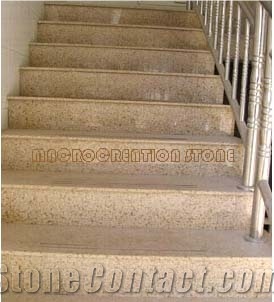 Granite Steps,stone Steps,granite Stairs,stone Sta, G682 Yellow Granite Stairs