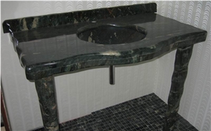 Green Marble Vanity Top