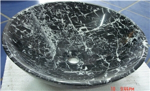 Marble Sink&Basins-3, Black Marble Basins