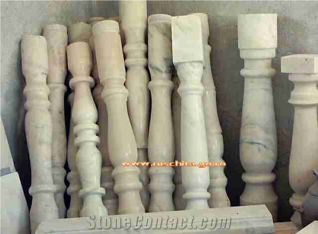 White Marble Classic Balustrade