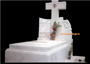 White Marble Monuments, Cross Tombstone