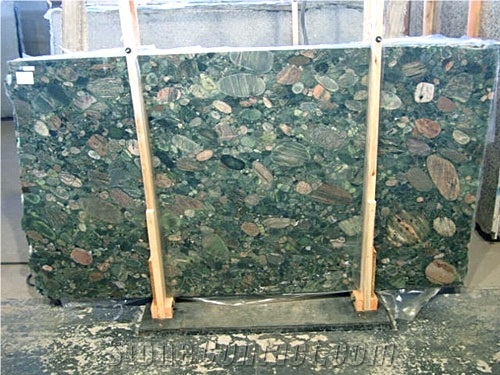 Green Marinace Granite Slabs