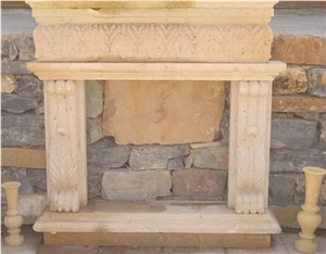 Tufa Stone Fireplace