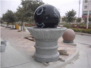 Black Granite Fountains Ball