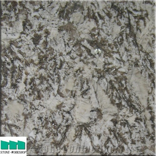 Diamond White Granite Slabs & Tiles, China White Granite