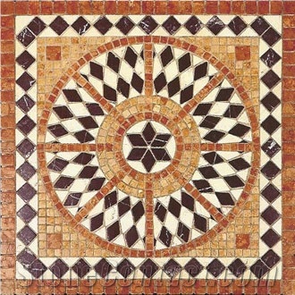 Floor Inlay Mosaic Medallions