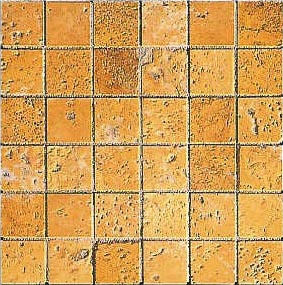 Travertine Jaune Patine Mosaic Tiles