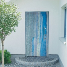 Exterior Doors with Stone, Blue Quartzite Furniture