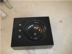 Shanxi Black Granite Kitchen Accessories Wash Basins