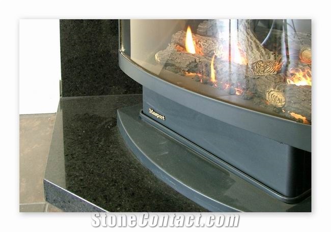 Black Granite Fireplace Surrounds From New Zealand
