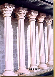 Beige Marble Column