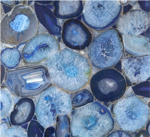 Blue Agate-Semiprecious Stones