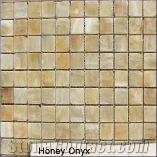 Honey Onyx Mosaic Tiles