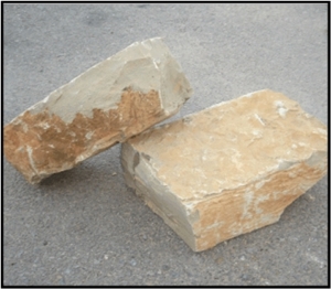 Maestrazgo Taco, Beige Sandstone Cobble, Pavers