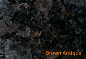 Brown Antique Granite Slabs & Tiles, Angola Brown Granite