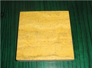 Lemon Travertine Slabs & Tiles, Iran Yellow Travertine
