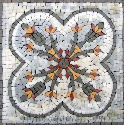 Handmade Marble Mosaic Medallion