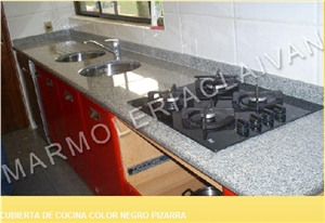 Countertop -Granite Negro Pizarra, Grey Granite Countertop