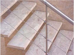 Traditional Stone Stairs, Beige Limestone Stairs