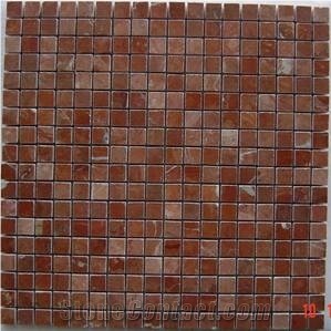Red Marble Mosaic Tile Rtd002