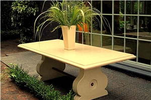 Table in Yellow Dolomite