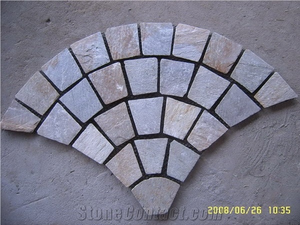 Beige Slate Cobble Stone