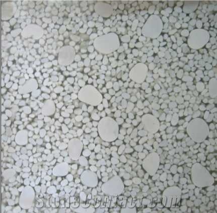 White Pebble Stone Pattern