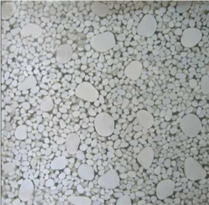 White Pebble Stone Pattern