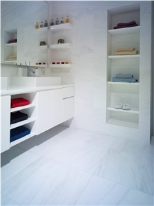 Carrara Marble Bath Design, Bianco Carrara White Marble