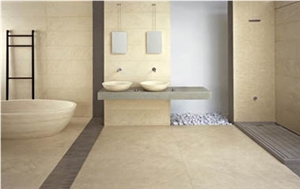 Travertine Bathroom Vanity Tops and Flooring