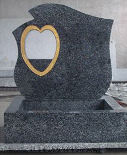 Black Granite Tombstone and Monument
