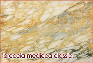 Breccia Medicea Marble Slabs & Tiles, Italy Yellow Marble