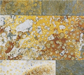 China Multicolor Slate Calibrated Slabs & Tiles