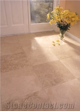 Light Travertine Floor Tile