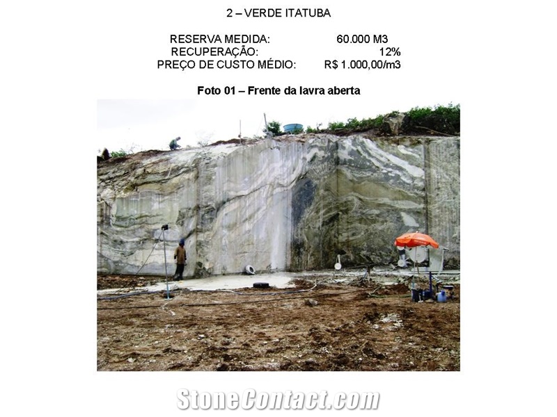 Verde Ubatuba Granite Block, Brazil Green Granite