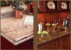 Shivakasi Ivory Granite Kitchen Countertops