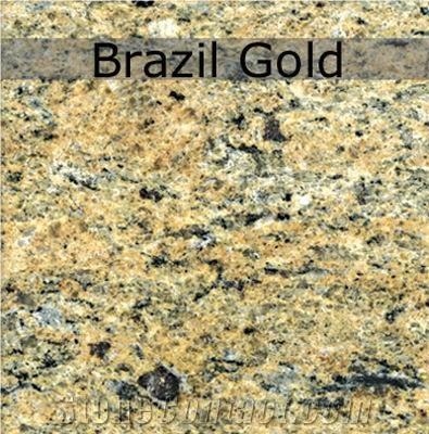 Brazil Gold Granite Slabs & Tiles, Brazil Yellow Granite