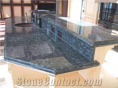 Blue Pearl Granite Kitchen Countertops