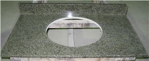 Ogee Edge Green Granite Vanity Tops