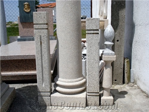 White Granite Column