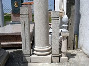 White Granite Column