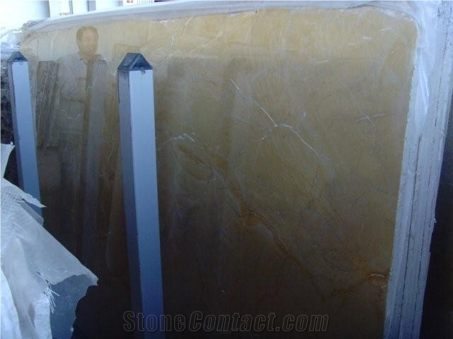 Amarillo Mares Marble Slabs, Spain Yellow Marble