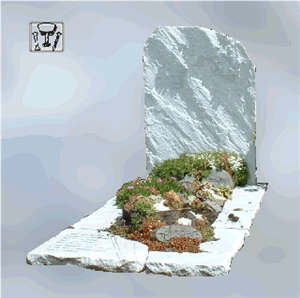 Tombstone with Crude Stone