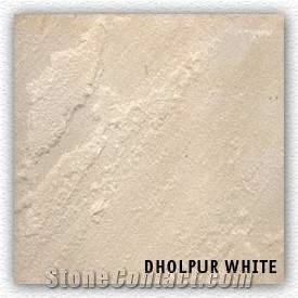 Dholpur White Sandstone Slabs & Tiles, India White Sandstone
