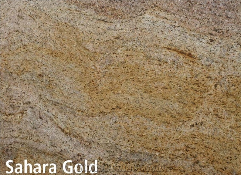 Sahara Gold Granite Slabs Tiles Namibia Yellow Granite 