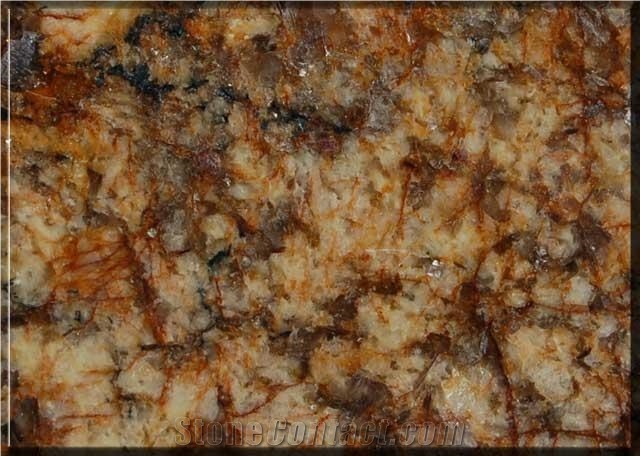 Golden Persa Granite Slabs & Tiles, Brazil Yellow Granite